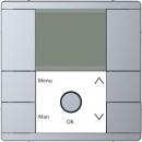 Merten Zeitschaltuhr-Modul, Edelstahl, System Design MEG5755-6036