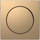 Merten Zentralplatte mit Drehknopf, Champagnermetallic, System Design MEG5250-6051