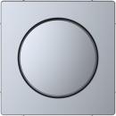 Merten Zentralplatte mit Drehknopf, Edelstahl, System Design MEG5250-6036