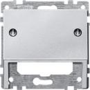 Merten Schr_gauslass, aluminium, System M 464660