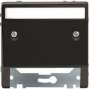 Merten Schr_gauslass mit Schriftfeld, Anthrazit, System Design MEG4540-6034