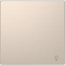 Merten Wippe mit Kennzeichnung Licht, Champagnermetallic, System Design MEG3302-6051