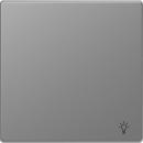 Merten Wippe mit Kennzeichnung Licht, Edelstahl, System Design MEG3302-6036