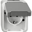 Merten AQUASTAR Steckdose lichtgrau MEG2301-8029
