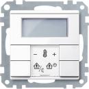 Merten Raumtemperaturregler mit Display, aktivweiß glänzend, System M MEG6241-0325