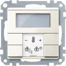 Merten Raumtemperaturregler mit Display, weiß glänzend, System M MEG6241-0344