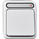 Merten AQUASTAR Taster mit Meldekontakt Schlie§er polarwei§ MEG3154-8019