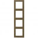 Merten M-Pure Decor-Rahmen, 4fach, Eiche/aktivwei§ MEG4040-3674