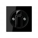 Jung A500 Abdeckung Jalousie Drehschalter Schwarz A1541SW