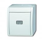 B+J ocean¨ Wippschalter mit Beleuchtung, alpinwei§ 2601/6 WGL-54