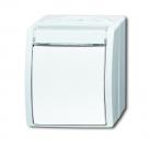 B+J ocean¨ Wippschalter mit Beschriftungsfeld, alpinwei§ 2601/6 WN-54