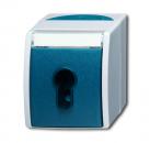 B+J ocean¨ SchlŸsselschalter, grau/blaugrŸn 2733 SLW-53