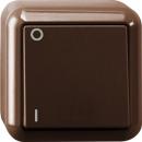 Merten Ausschalter, 2-polig, braun, AUFPUTZ MEG3112-8717