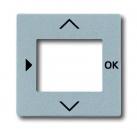 B+J future® linear, Zentralscheibe für Timer® Bedienelement, alusilber 6435-83