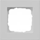 Gira E2 Abdeckrahmen 1-Fach flach Grau matt 0211375