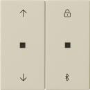 Gira S3000 Jalousie- + Schaltuhr BT System 55 Cremewei§ 536701