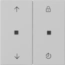 Gira S3000 Bedienaufs. Memory System 55 Grau m 5363015