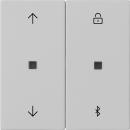 Gira S3000 Jal.- + Schaltuhr BT System 55 Grau m 5367015