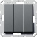 Gira Wippschalter BS 3f Aus System 55 Anthrazit 283028