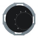 Berker Serie 1930 / R.classic Thermostat Wechsler schwarz, glaenzend  20262035