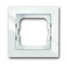 B+J Busch-axcent¨,  Rahmen flat, 1-fach, studiowei§ 1721-284/11