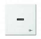 B+J balance SI Kontroll Wippe mit Aufdruck Steckdose alpinweiss 1789 ST-914