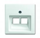 B+J balance SI UAE Abdeckungen 2-fach alpinweiss 1803-02-914