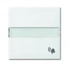 B+J balance SI Wippe Beschriftbar mit Symbol Klingel alpinweiss 2506 N/KI-914