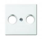 B+J balance SI Antennen Abdeckungen 2loch alpinweiss 2531-914