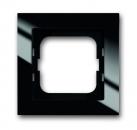 B+J Busch-axcent¨,  Rahment flat 1-fach schwarz 1721-281/11