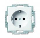 B+J balance SI Steckdosen steplight, alpinweiss 20 EUCBLI-914