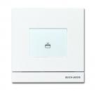 B+J Aussenstation mit Transponder-Modul, studioweiss matt, Tuerkommunikation, Busch-Welcome Zutrittskontrolle 83100/72-664