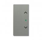 B+J Wippe, graumetallic, Busch-free@home, Abdeckungen solo 6232-20-803