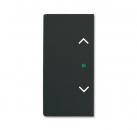 B+J Wippe, schwarz matt, Busch-free@home, Abdeckungen future linear 6232-20-885