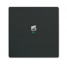 B+J Wippe, schwarz matt, Busch-free@home, Abdeckungen future linear 6233-10-885