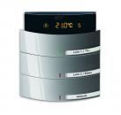 B+J Bedienelement 3/6-fach, mit IR-Schnittstelle und RTR, platin, Busch-Installationsbus KNX, Busch-triton Bedienelemente 6321/38-20