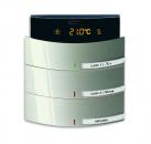 B+J Bedienelement 3/6-fach, mit IR-Schnittstelle und RTR, champagner metallic, Busch-Installationsbus KNX, Busch-triton Bedienelemente 6321/38-79