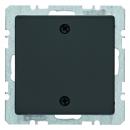 Berker Blindverschluss mit Zentralstueck und Schraubbefestigung anthrazit samt Berker Q. 10096076
