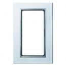 Berker B.7 Glasrahmen 2-Fach mit grossem Ausschnitt alu 13096414