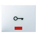 Berker K.1 Kontroll Wippe mit abtastbarem Symbol Tuer polarweiss, glaenzend 16517309