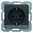 Berker Steckdose SCHUKO mit LED-Orientierungslicht anthrazit, matt Berker B.3/B.7 41091606