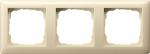 Gira Abdeckrahmen 3fach Standard 55 Cremewei§ 021301