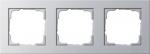 Gira E2 Abdeckrahmen 3fach Farbe Alu 021325