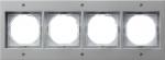 Gira Abdeckrahmen 4fach Gira TX_44 (WG UP) Farbe Alu 021465