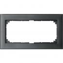 Merten M-PLAN-Rahmen, 2fach ohne Mittelsteg, anthrazit 488814