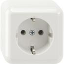 Merten AUFPUTZ Steckdose mit KS polarweiss MEG2300-8719