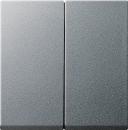 Gira System 55 Serien Wippe mit Set IP44  Farbe Alu 026626