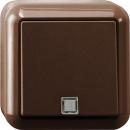 Merten AUFPUTZ Wechsel Kontrollschalter braun MEG3106-8717