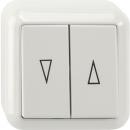 Merten AUFPUTZ Jalousietaster polarweiss MEG3755-8719