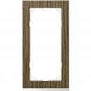 Merten M-Pure Decor-Rahmen, 2fach ohne Mittelsteg, Eiche/aktivweiss, M-Pure Decor MEG4025-3674